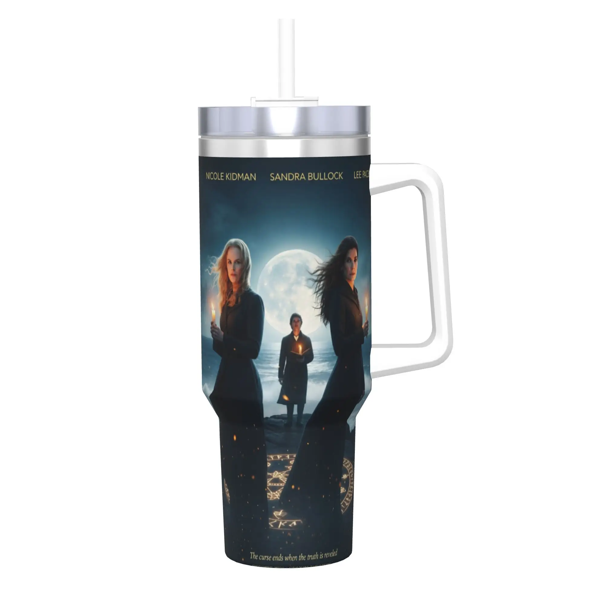 Practical Magic 2 Movie 2026 Tumbler 40oz Stainless Steel Double Wall Vacuum Insulated  Mug With Straw