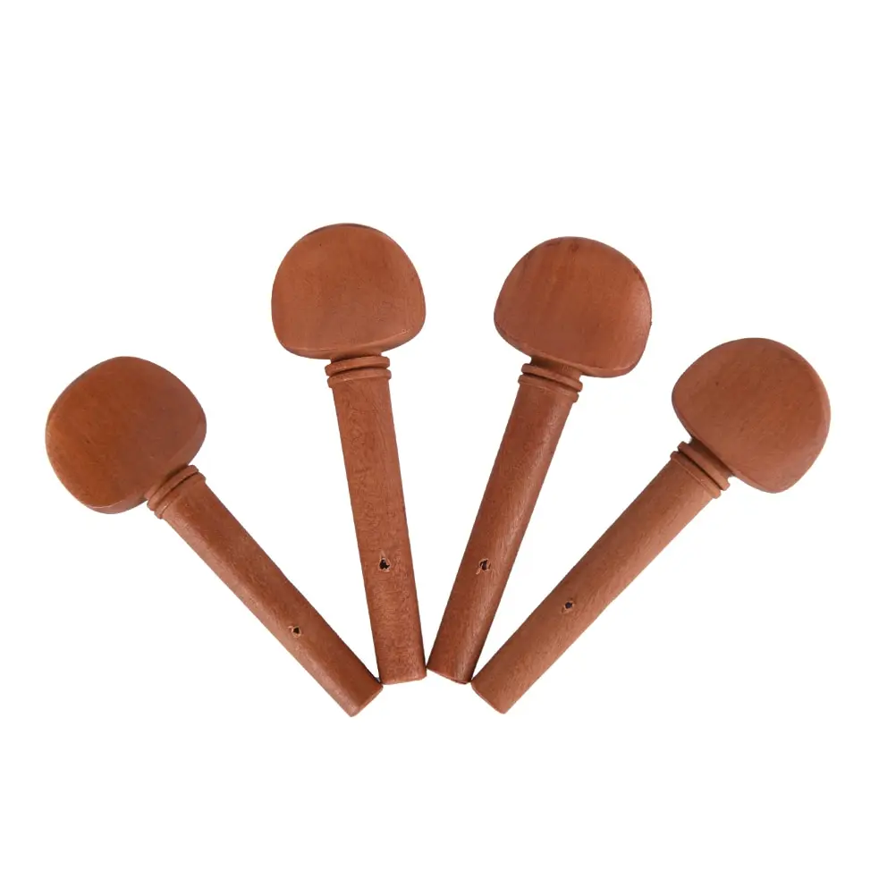 HOT! Jujube Wood Tuning pegs  Violin Replacement Jujube Wood End pins Tuning Pegs Violin Accessories 4 pieces/set