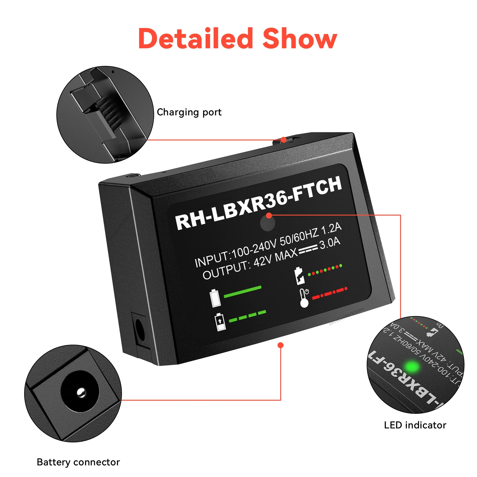 Voor Zwart & Decker Oplader 20V 4a Li-Ion Oplaadbare Oplader Voor Elektrisch Gereedschap Lbxr36 Lbxr20 LBXR20-OPE Lb20 Lbx20 Lbx4020 Lb 2X4020