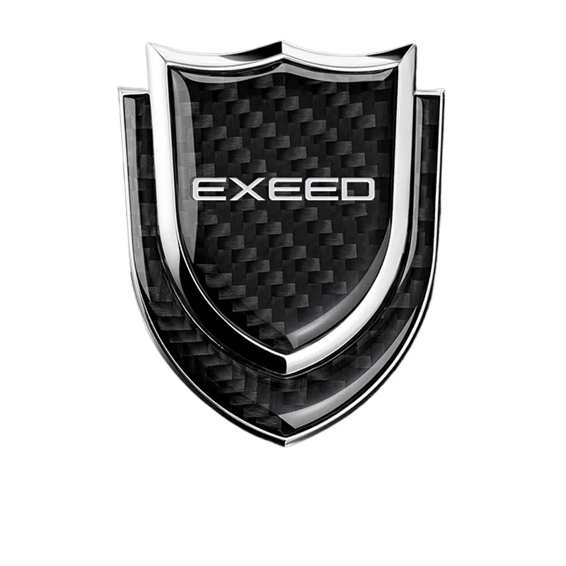 

Для EXEED VX LX RX TX Модифицированная металлическая боковая этикетка, специальное украшение на окно автомобиля, персонализированная задняя этикетка, автомобильная наклейка