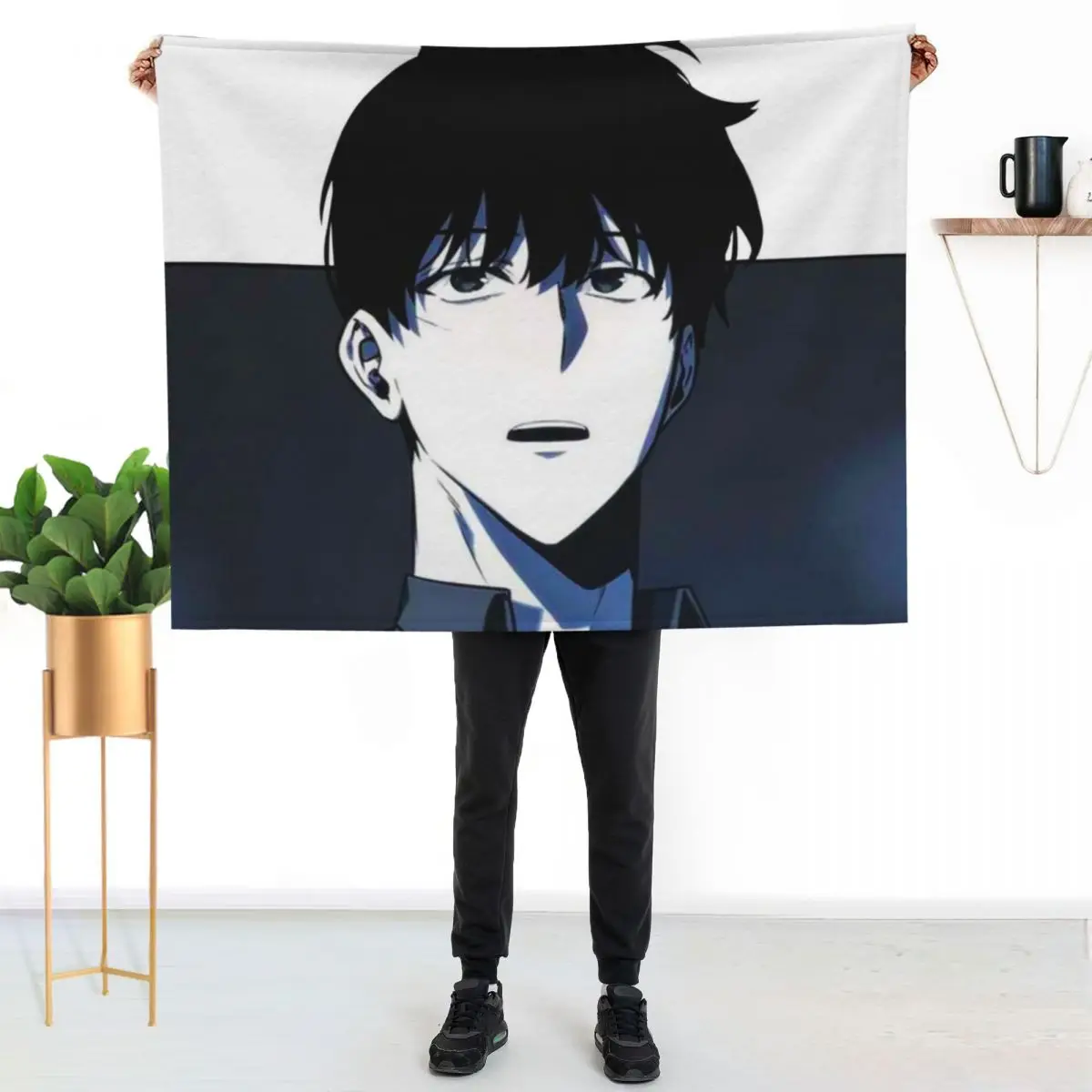 

Omniscient Reader's Viewpoint | Kim Dokja Throw Blanket Soft Bedroom Blanket for Night Sleeping