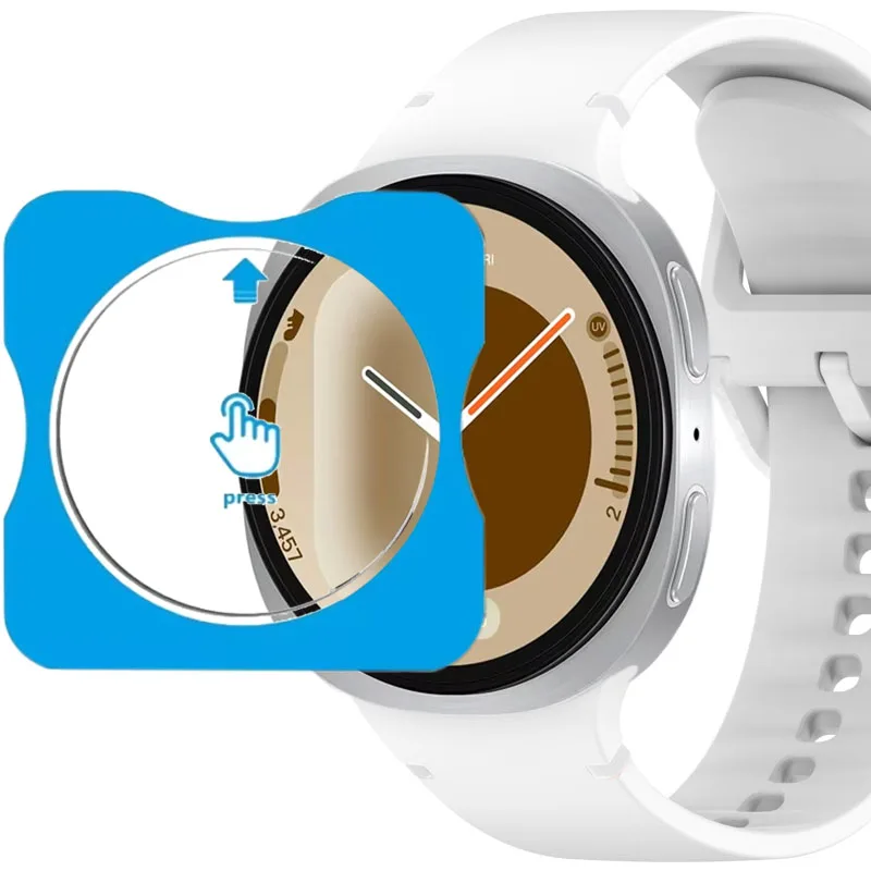 

Быстро наклеиваемая пленка из закаленного стекла для Samsung Galaxy Watch 8 Classic 46 мм, защитная пленка для экрана Watch Ultra/8/7/6/5/4 44 мм 40 мм