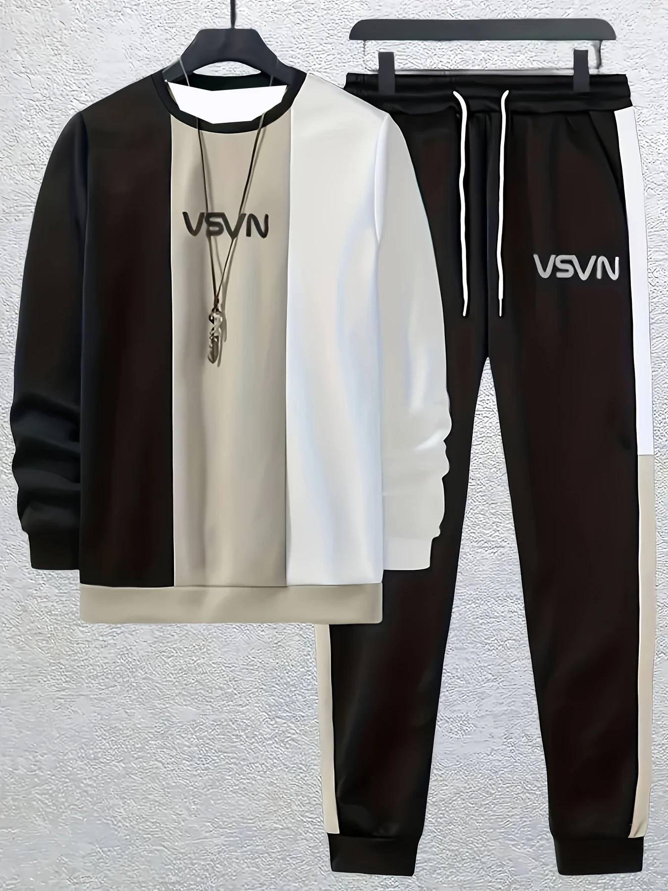 

Осень-зима 2022, новый спортивный костюм Y2K с круглым вырезом, мужской модный удобный повседневный уличный комплект большого размера, комплект из двух предметов