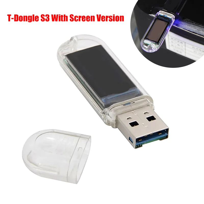 Плата разработки T-Dongle-S3 ESP32-S3 с экранным ключом 0,96-дюймовый ЖК-дисплей ST7735, поддержка Wi-Fi, Bluetooth TF-карты