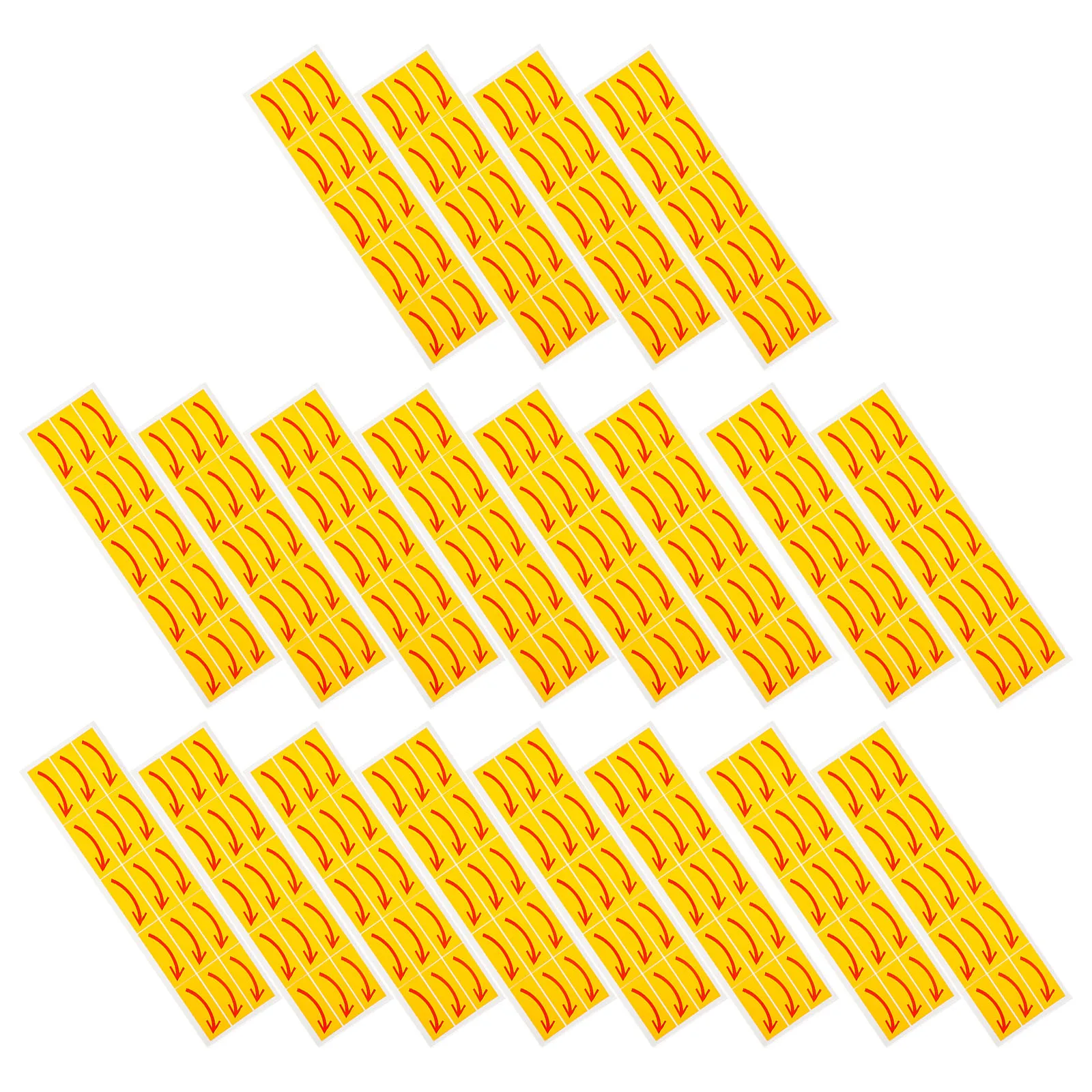 

20pcs Arrow Sticker Decal Adhesive Directional Indicator For Safety Warning Sign Durable Pvc Use Arrow Marking Stickers Traffic