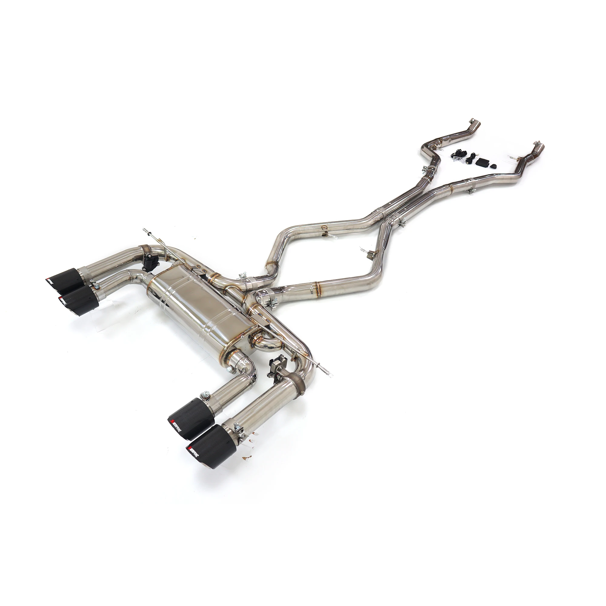 OUCHI Exhaust System Stainless Steel Performance Catback for BMW X5M X6M F85 F86 4.4T 2015-2019 Muffler With Valve