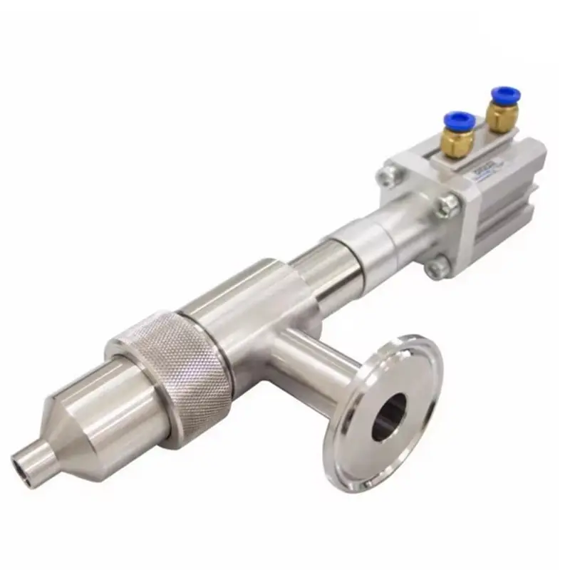 ●Pneumatic Filling Machine Anti-Drip Head In 304SUS Stainless Steel- Discharge Nozzle Included