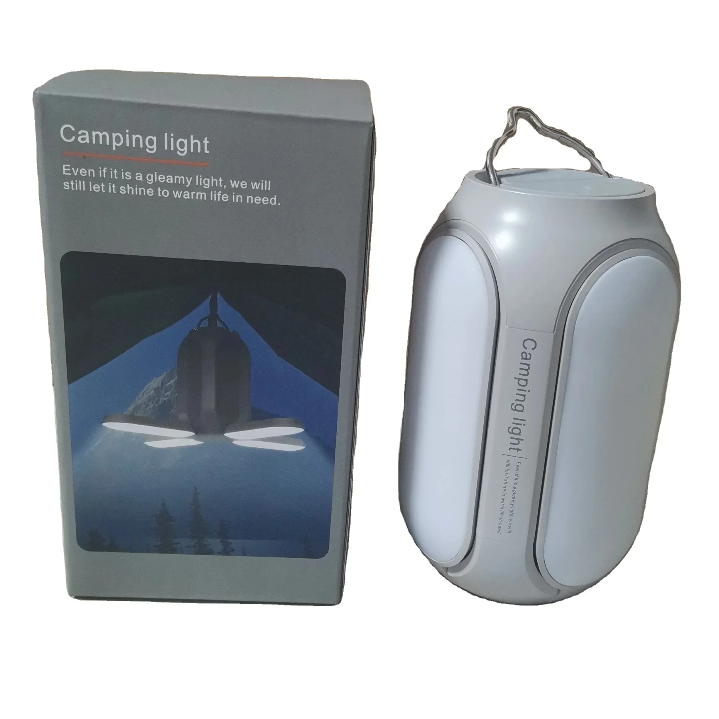 

LED Camping Lantern Light Portable Rechargeable Waterproof Hanging Tent Light with 4 Lighting Modes for Camping Hiking Emergency