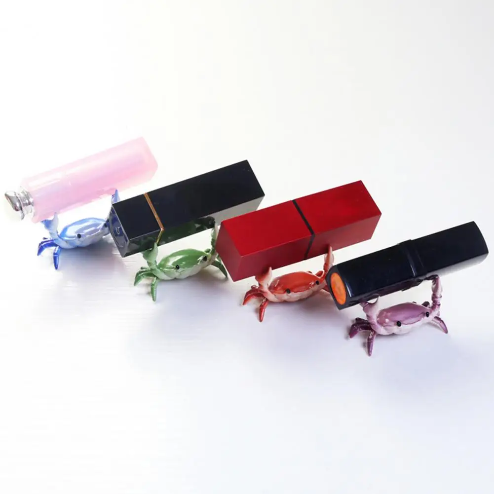 Crab Pen Holder Vivid Single Pen Holder Bright Color Single Pencil Holder Multifunctional Single Pencil Rack for Office