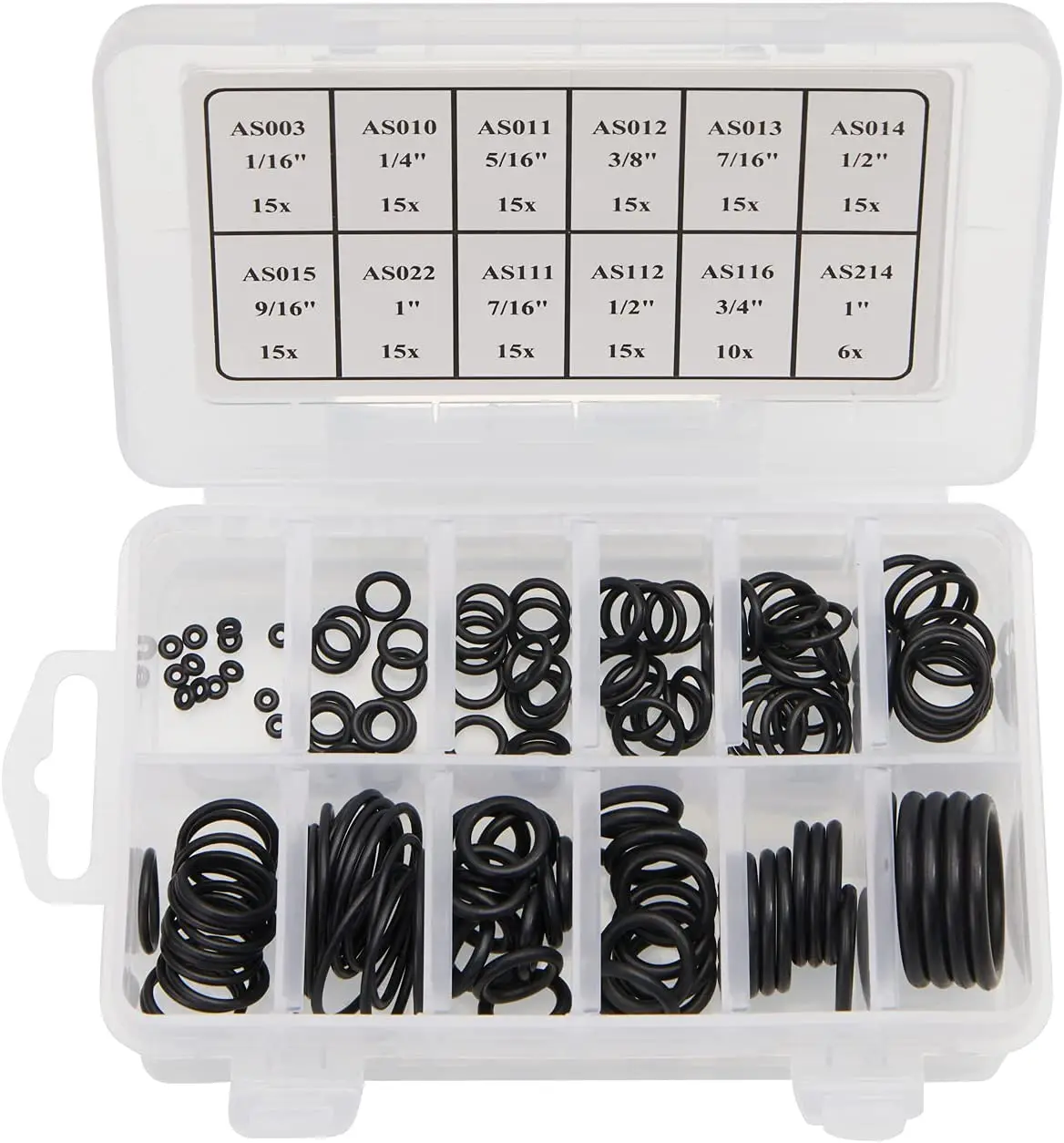 166 pezzi Scuba O-Ring Kit Scuba Diving Orings in gomma NBR90 tubi per immersione anello attrezzatura per immersioni subacquee serbatoi per Scuba o Ring