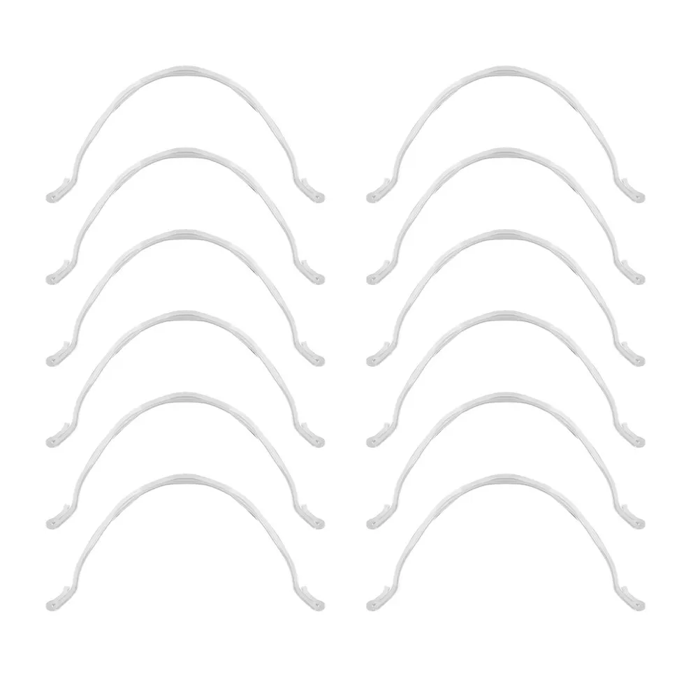 

12Pcs Face Mask Bracket Support Strap PP Material Lightweight U-Shaped Ergonomic Design for Summer Breathable Mouth Nose Cover