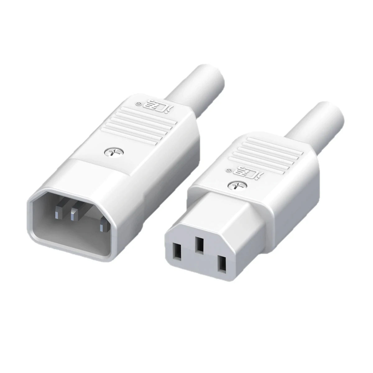 3Pin AC Power Socket 10A 250V Male Female Power Connector Electrical Rewirable Wiring Plug‑Socket Adapter Anti‑Leakage Connector
