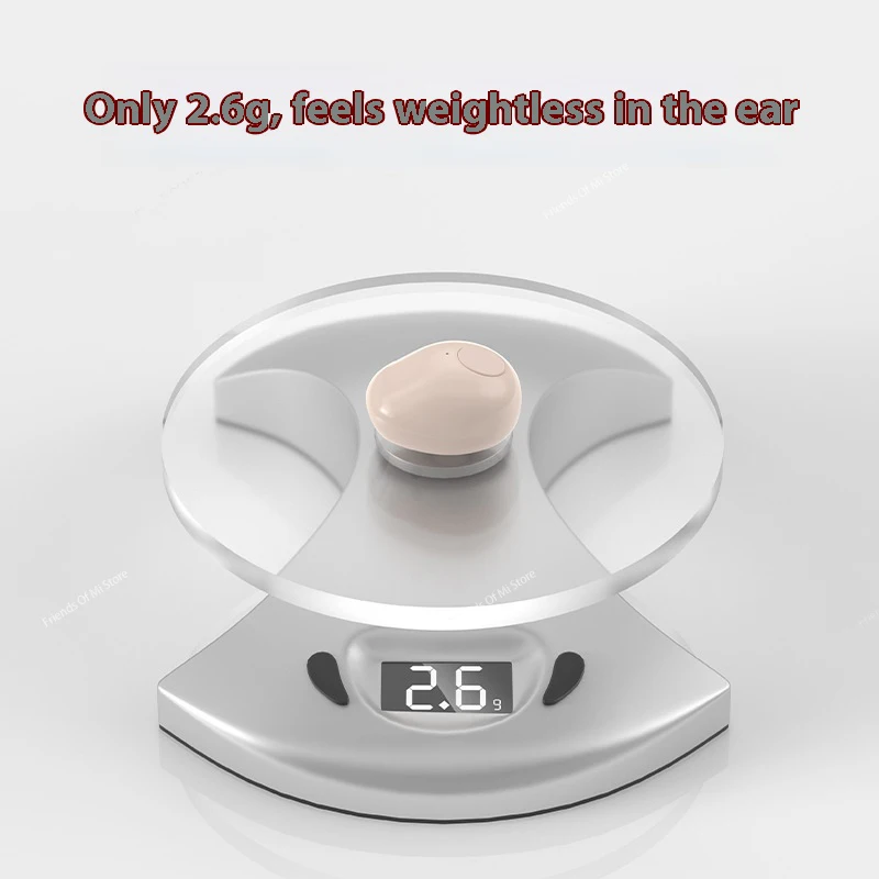 سماعات أذن Xiaomi Mini اللاسلكية للنوم خفيفة الوزن للنوم، سماعات بلوتوث محمولة مع قدرة تحمل رائعة مع سماعات ميكروفون