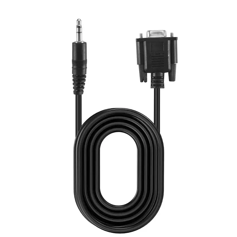 B04B-DB9 9 Pin VGA Female Cable ,DB 9 Female To TRS 3.5Mm (1/8In) TRS Stereo Male Serial Data Cable-6 Feet