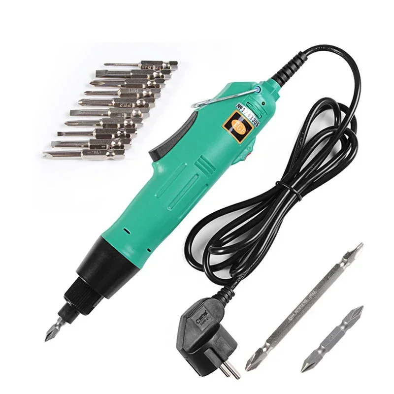 

220V Electric Screwdriver for H6 Speed 6.35mm Electric Screwdriver Straigh Plug Variable Speed Torque Adjustment