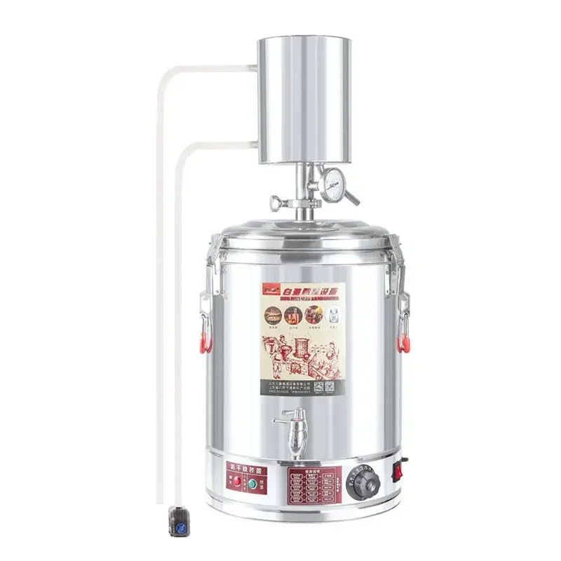 

*Небольшой интеллектуальный автоматический экстрактор гидрозоля эфирного масла, оборудование для заваривания, пароварка для вина