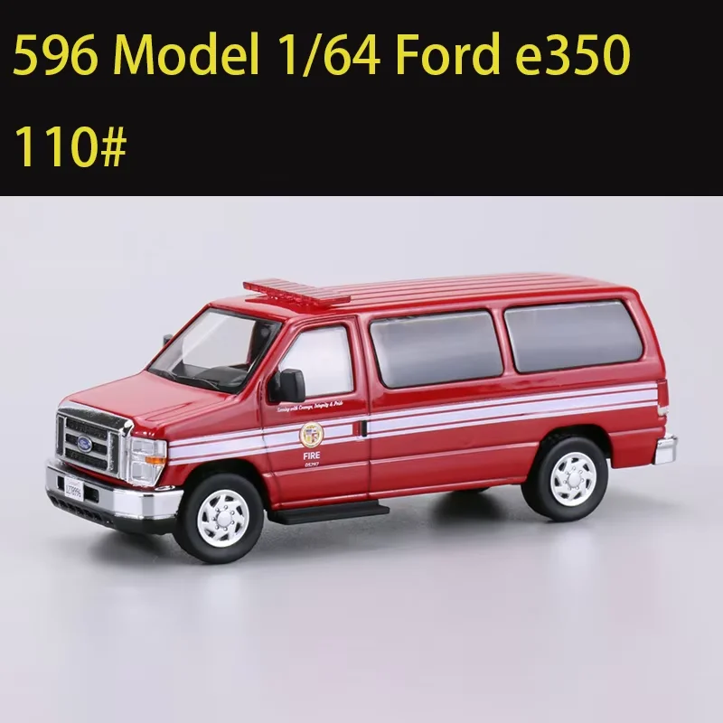 596 Model 1/64 scale e350/Crown Victoria CV Police Painted Alloy