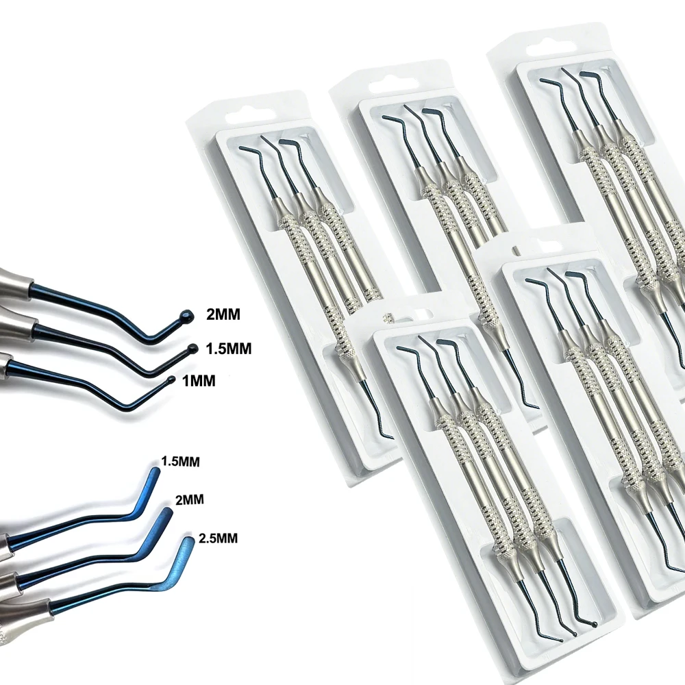 

3set and5set Dental Composite Resin Spatula Set Essential Tools for Filling Restoration and Endodontic Procedures