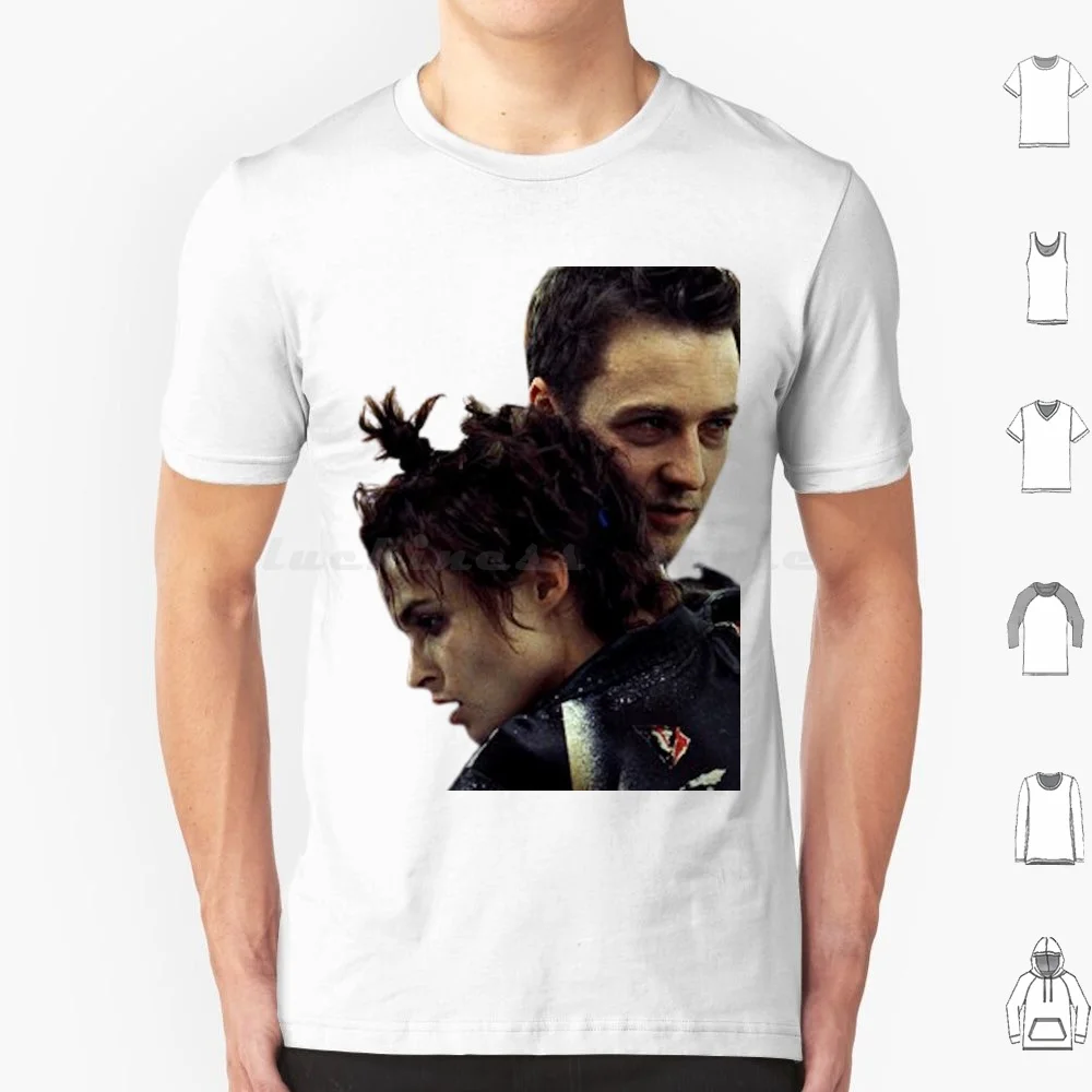 Fight Club Edward Norton And Marla Singer T Shirt Big Size 100% Cotton Fight Club Soap Tyler Durden Brad Pitt Movie Club