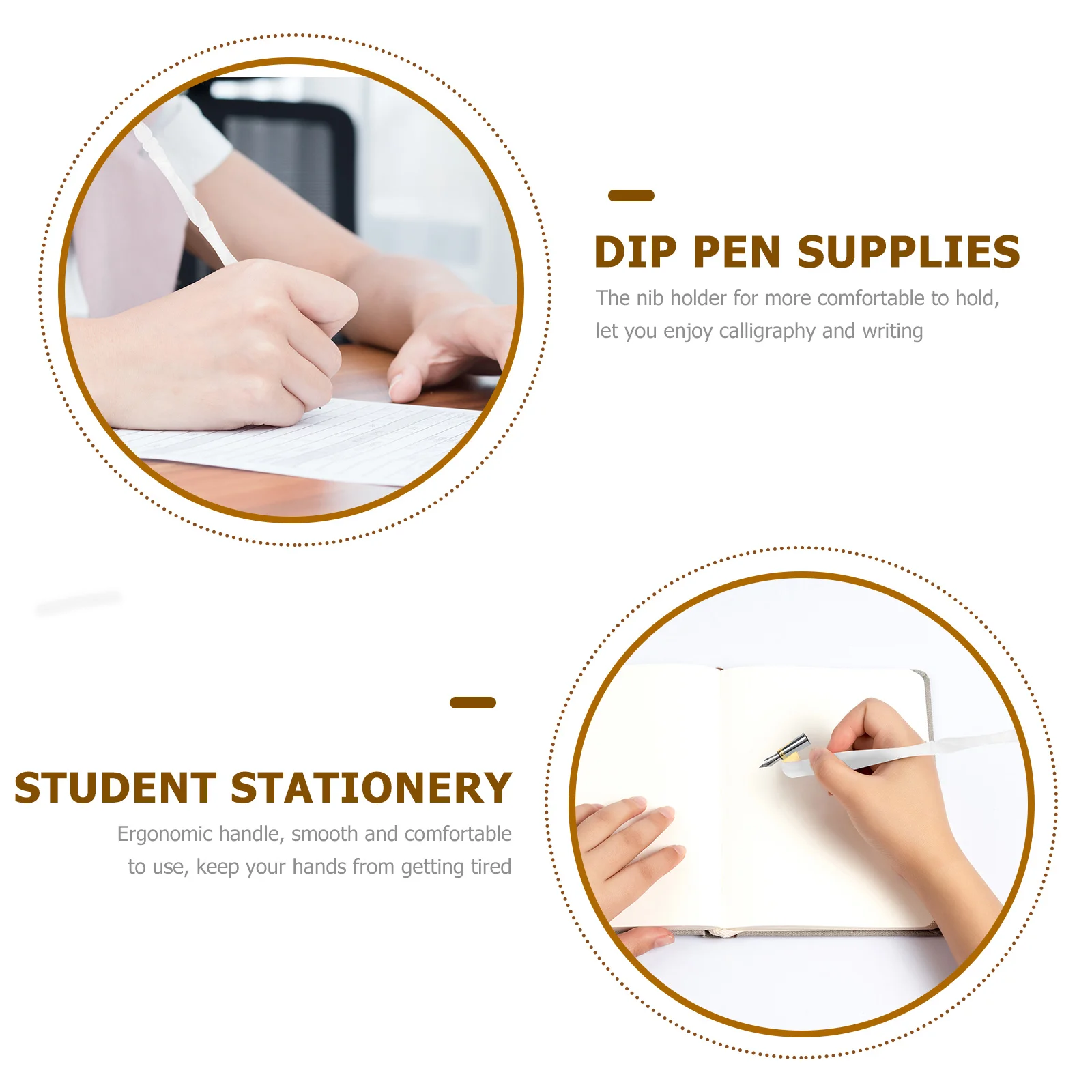 

1pc Dip Pen Nib Holder Premium Ergonomic Design For Smooth Writing Comfortable Grip Calligraphy Art Student Stationery