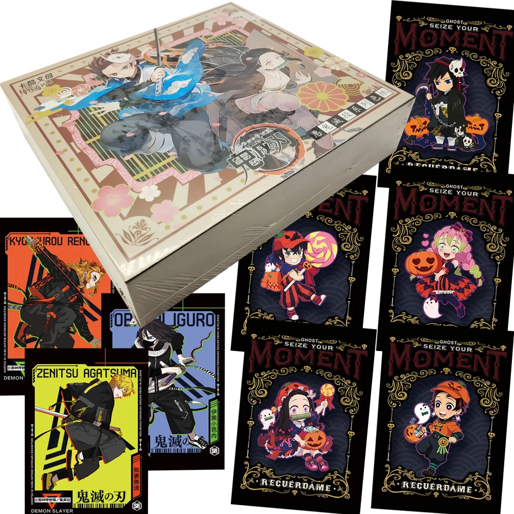 

Горячие кровавые аниме «Убийца демонов», коллекционные карты Камадо Танджиро, красивая униформа, специальная тема, цветные бумажные карты, подарок на день рождения