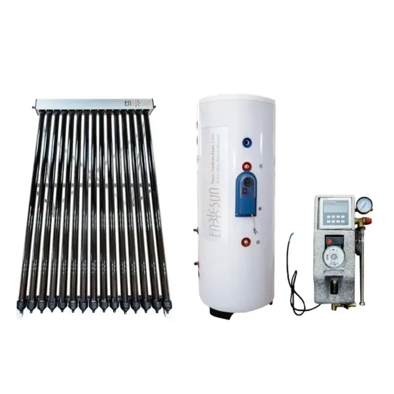 Evacuated Tube of Three Layers Freestanding Split High Pressure Solar Water Heater for All Applications