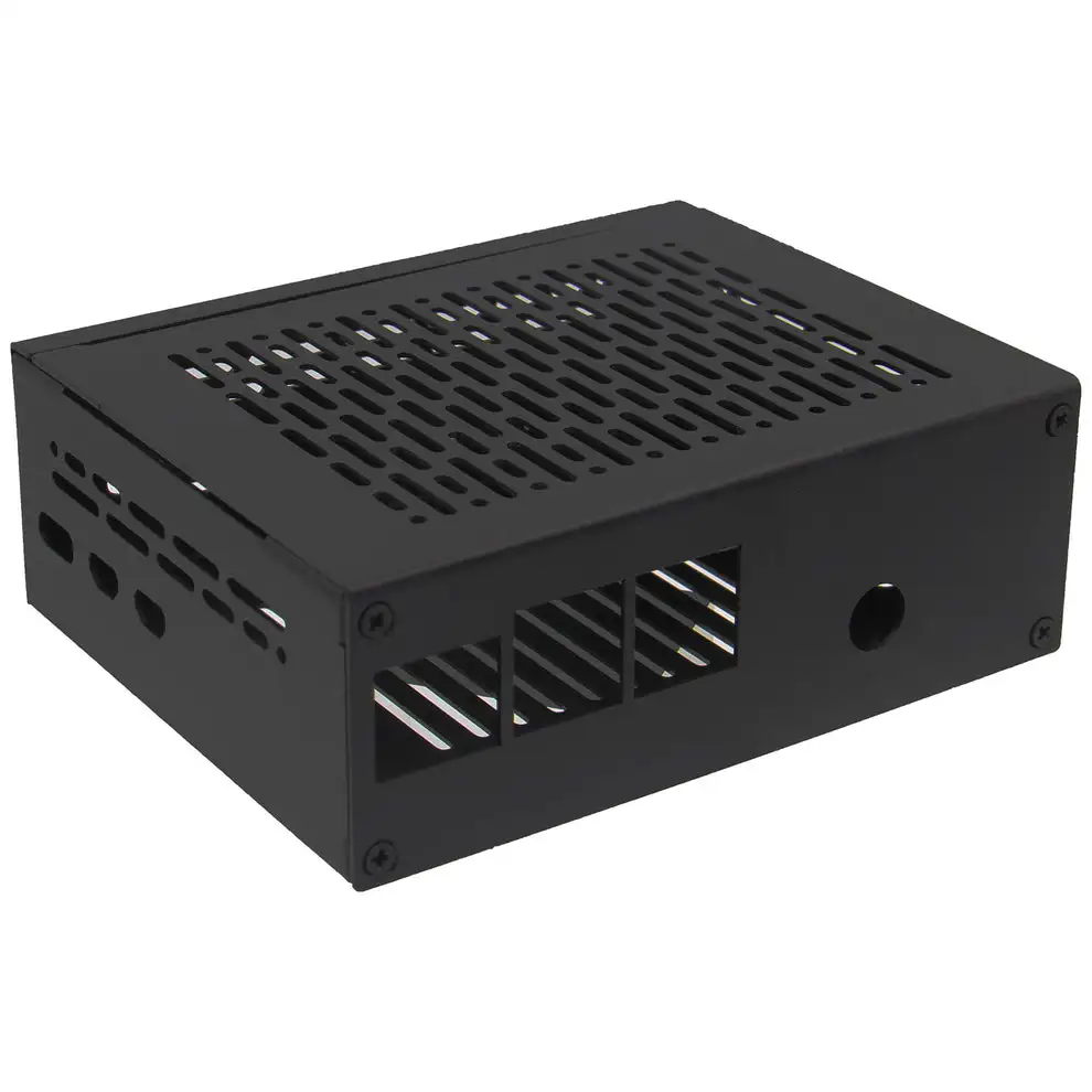 Chipboard Geekworm X1011-c1 Pi 5 Case, Metal Build, Compatible With X1011 Shield, Lightweight and Durable