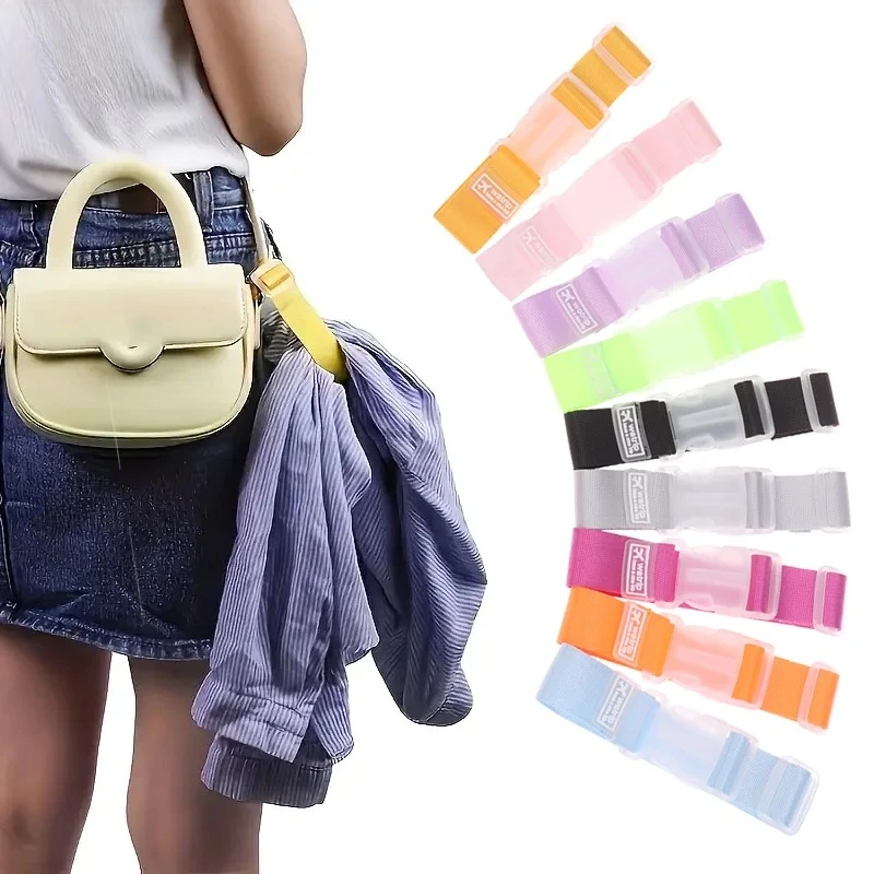 2Pcs Luggage Carrying Clip Straps Por Preventing Luggages Shifting Suitcase Holdalls Straps For Business Trip Backpack