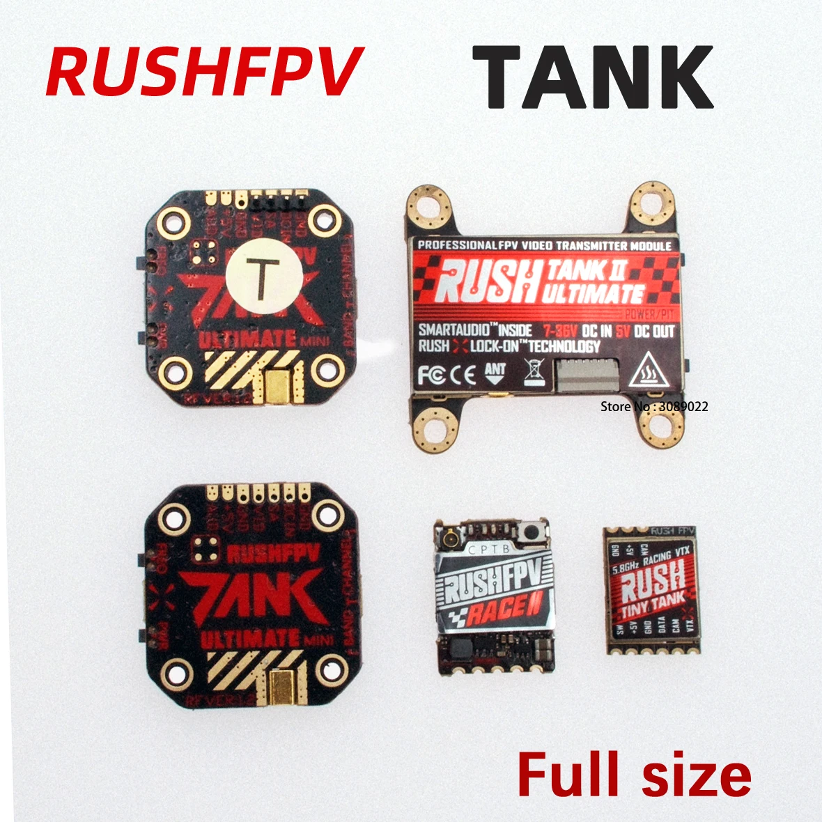 Rush Tank vtx Mini Tank Race Tank winzig 48ch 0/25/200/500/800mw umschaltbarer fpv Video Sender für fpv Renn drohne Zahnstocher