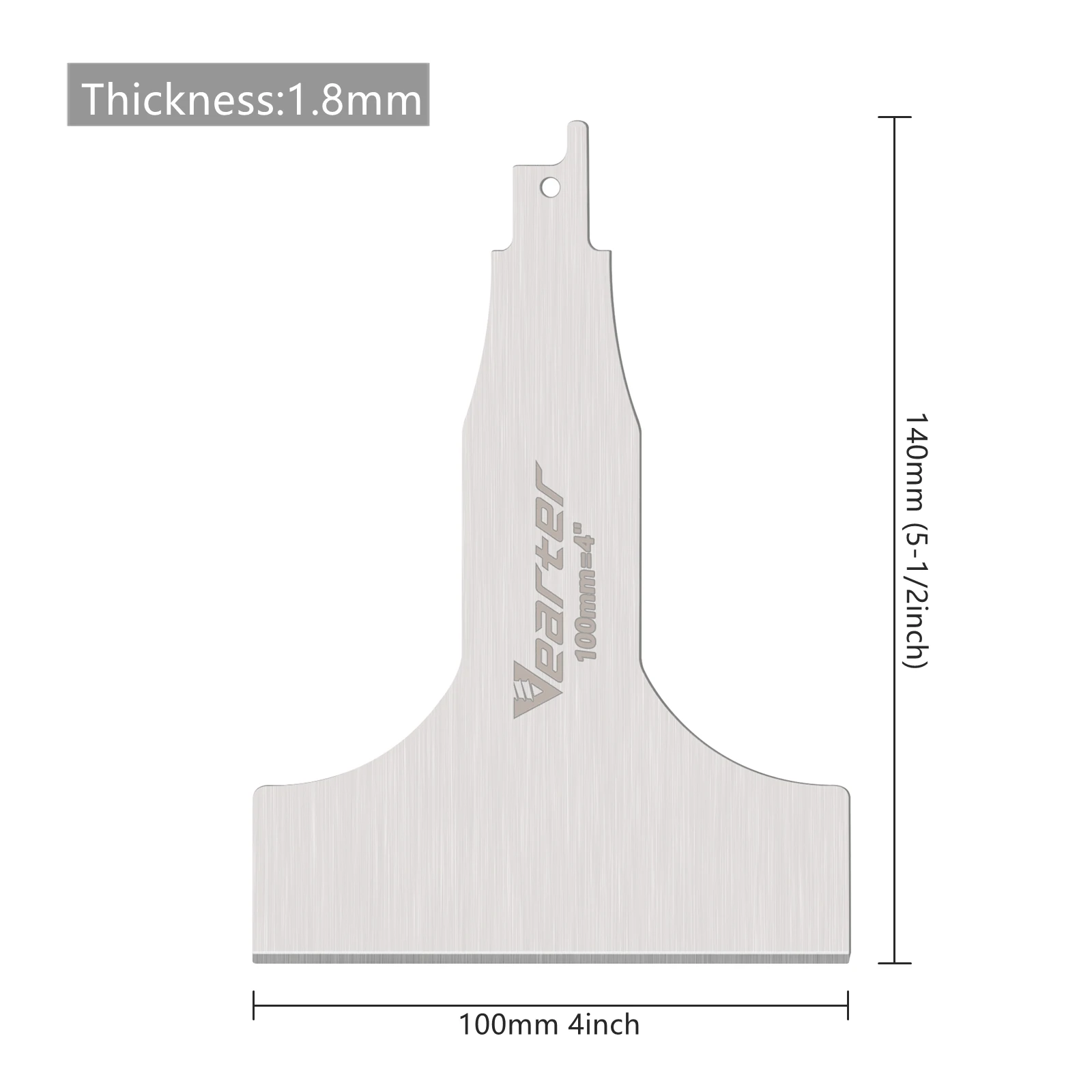 Imagem -04 - Vearter- Reciprocating Saw Blades Sabre Shovel For Removal Tile Grout Glue Gap Tools 30 mm 50 mm 100 mm 140 mm Aço Inoxidável