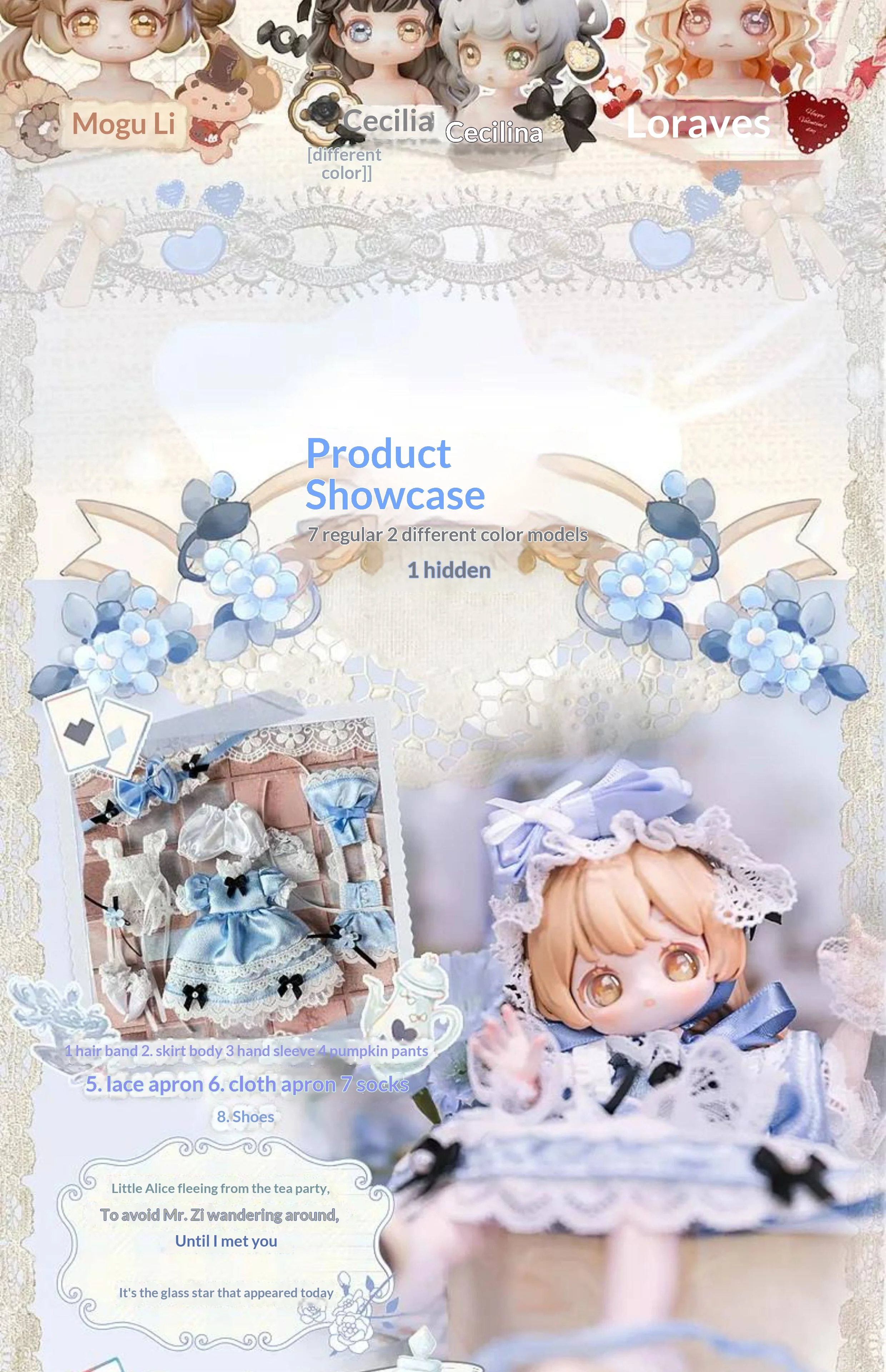 Authentische Kiseki Star Trail Antike MJD Blind Box 1/12 Maßstab Bewegliche Puppen Mini BJD Figuren Sammlerstücke Schreibtisch-Deko Geschenk – Detail 11