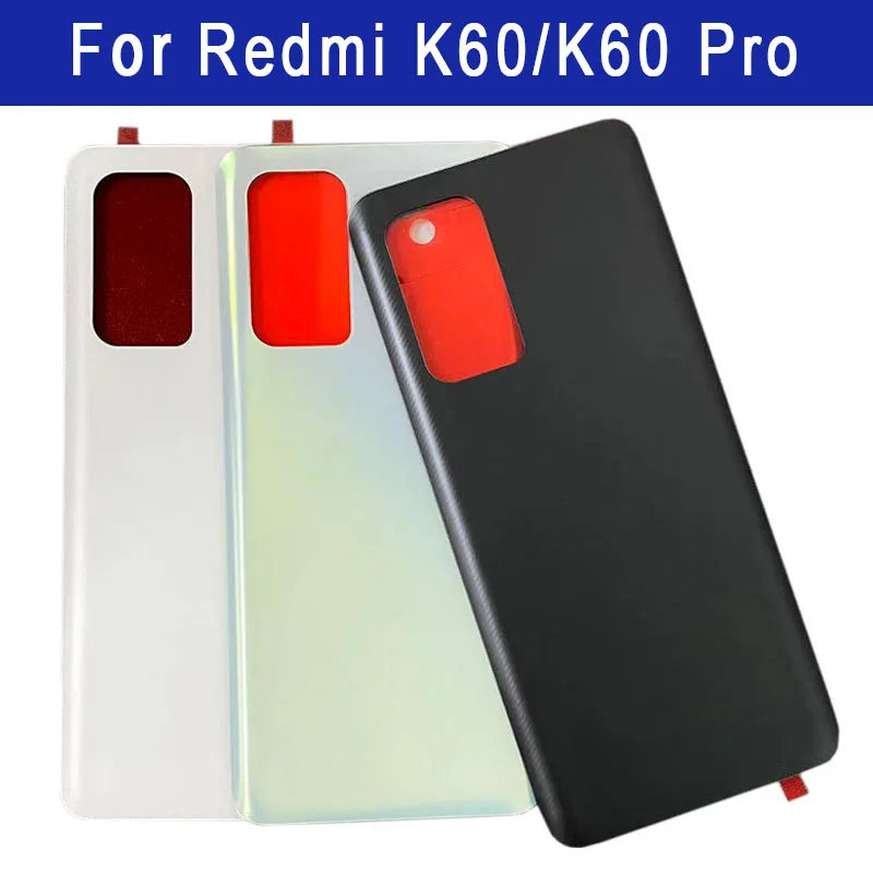 

Phone Case For Xiaomi Redmi K60 k60 5G Back Battery Cover Glass Door Rear Housing Cover Replacement for Redmi K60 k60 Pro Shell