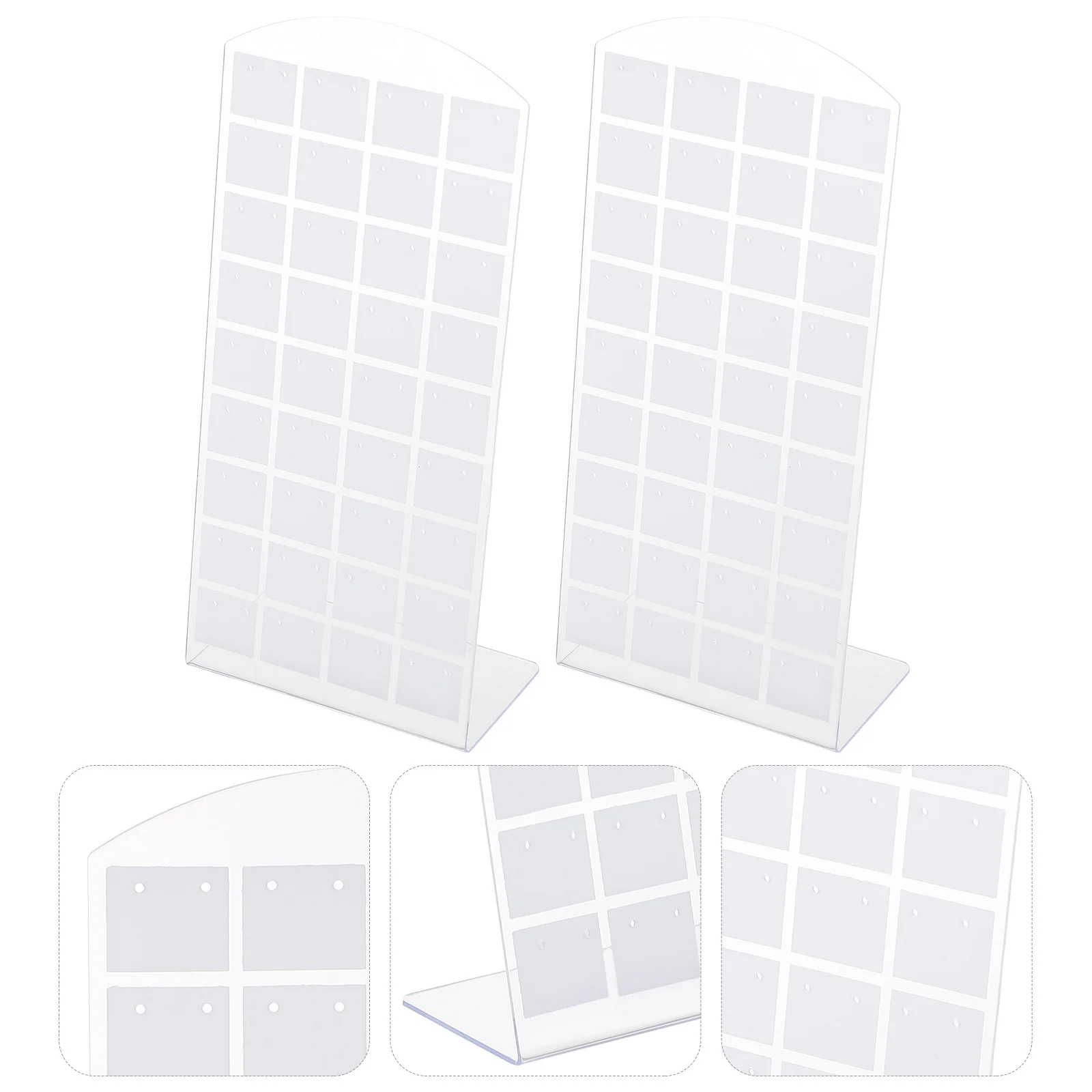 

10 Pcs Earring Organizer Pierced Holder Showcase Storage Rack Organizers Jewelry Jewellery Display