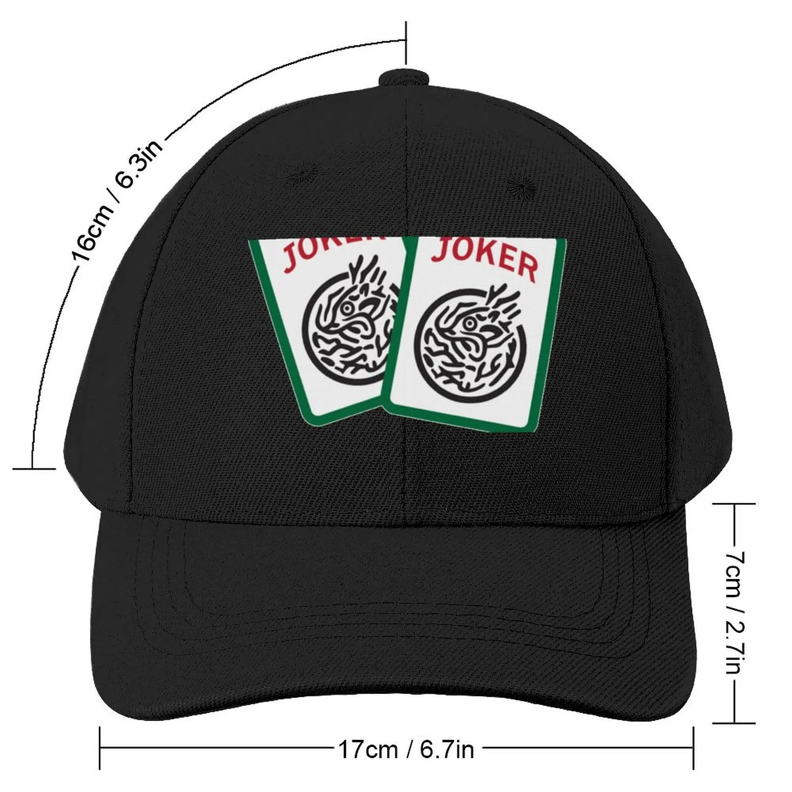 Mahjongg There Are No Jokers In A Pair! Baseball Cap Sunscreen Golf Cap Snapback Cap Snap Back Hat For Women 2024 Men's