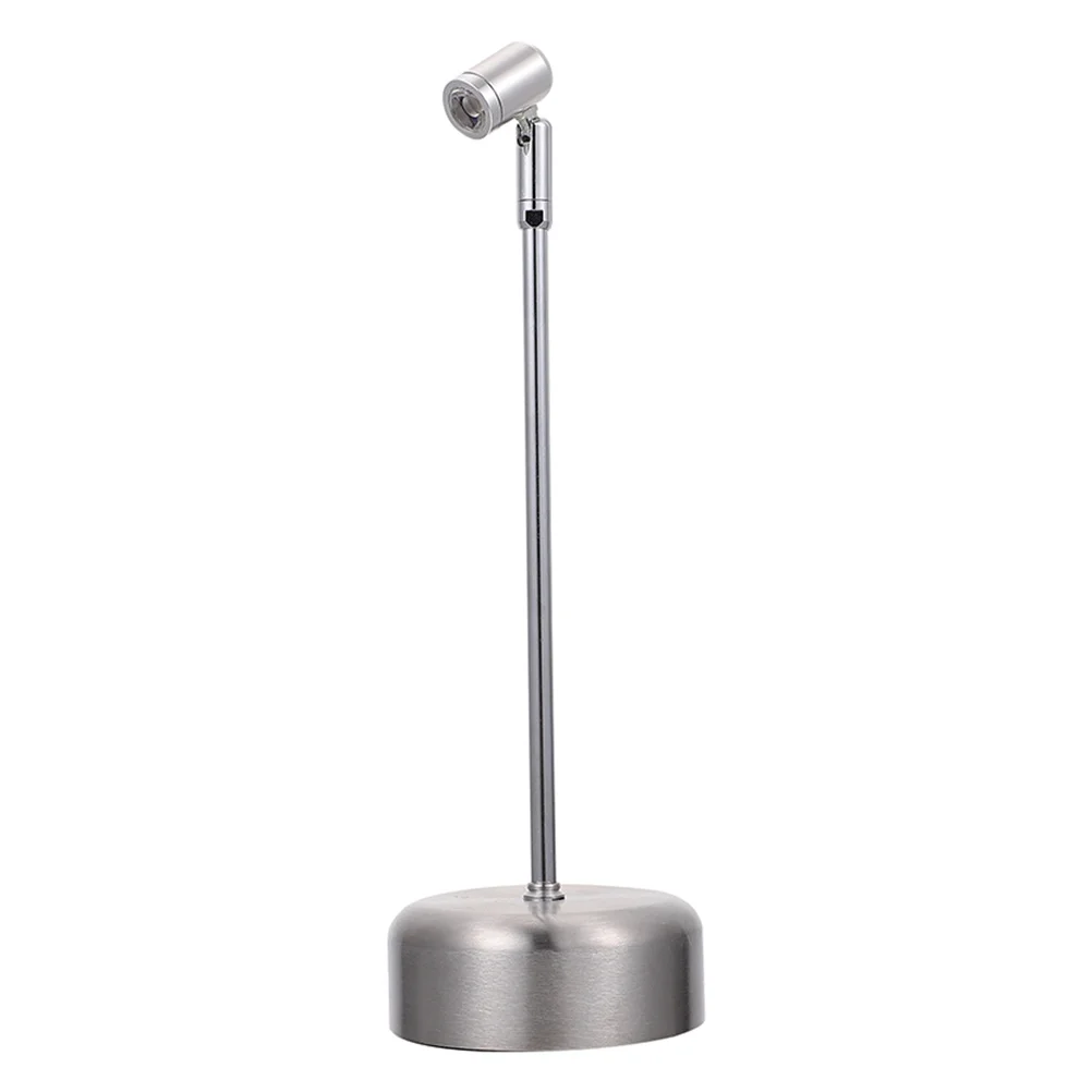 

1600mAh Rechargeable LED Desk Lamp Red Light Metal High Pole Warm Tone Bar Coffee Shop Operated Night Lamp