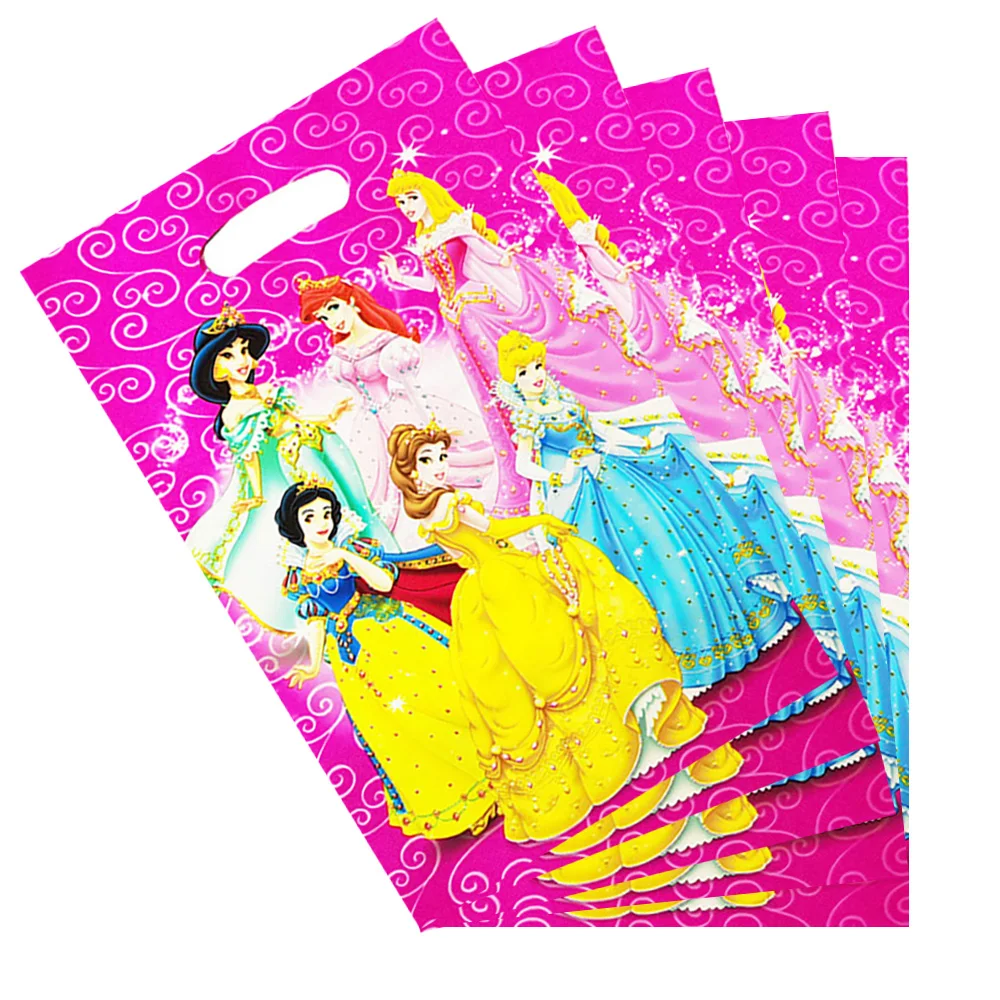 Disney Princess Happy Girl Child Birthday Theme Party Decoration Set Party Supplies Cup Plate Banner Hat Straw Loot Bag Cake Dec