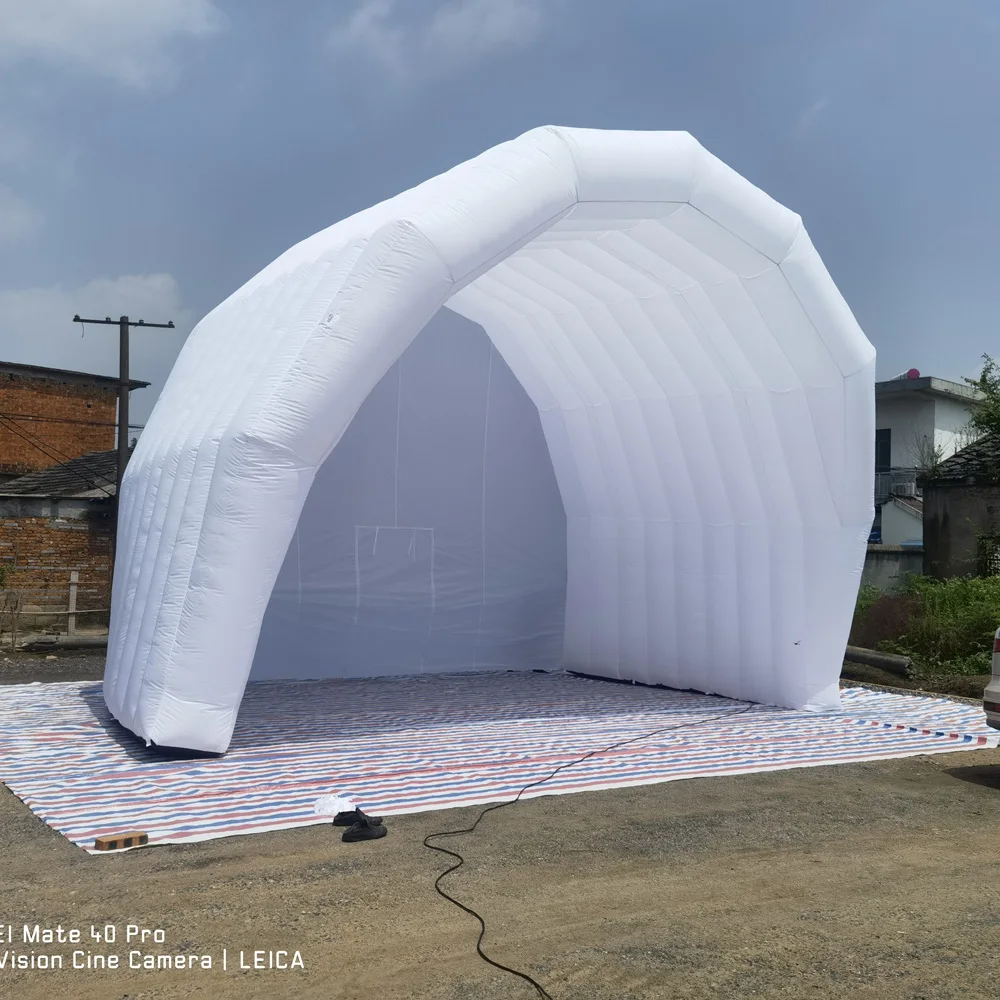 Huge Oxford Inflatable Stage Cover Tent Blow Up Inflatable Stage Roof Party Event Marquee for 4 Seasons Outdoor Festival Events