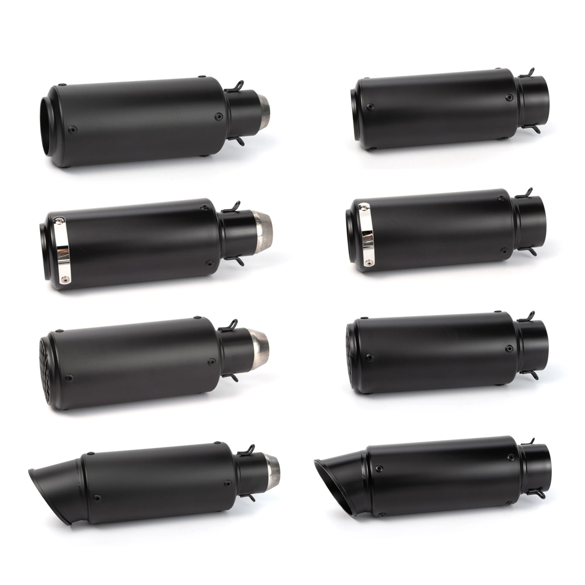 51mm 60mm Exhaust Motorcycle Escape Moto Muffler for Yamaha MT 09 GSR750 TRK 502 LTZ400 GSR600 FZ6 TMAX 530 PXC125 Dirt Pit Bike