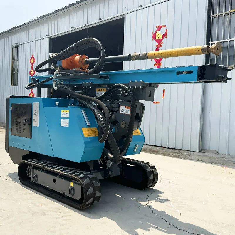 ที่กําหนดเอง RLD220A Blasthole 30 M เมตรไฮดรอลิกดีเซล ROCK แบบพกพา borehole ดีเจาะเครื่อง MINE เจาะ RIG