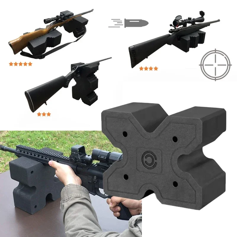 

Rifle X-Block Bipod Shooting Rest Gun Block Mount Lightweight and Portable Shooting Clamp EVA Foam Waterproof Sighting