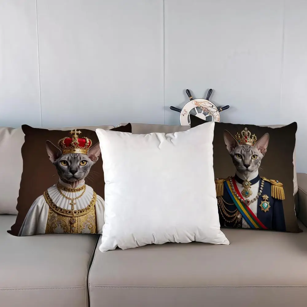 

Sphynx cat Pillow Case Multi sized car seat cushions, luxurious home office, sofa decorative pillowcases