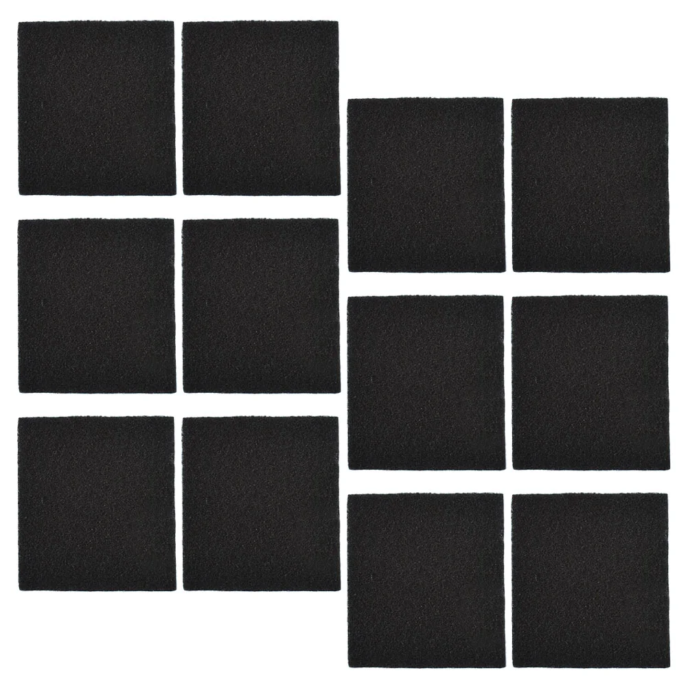 12 Pcs Cat Litter Box Filter Cotton Rug Mat Activated Charcoal Filters Pads Carbon Professional