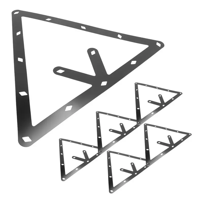 

ABMV-6PCS Magic Ball Rack Holder Sheet Billiards Triangle Cue Accessories For Magic Ball Rack 8, 9, And 10 Ball