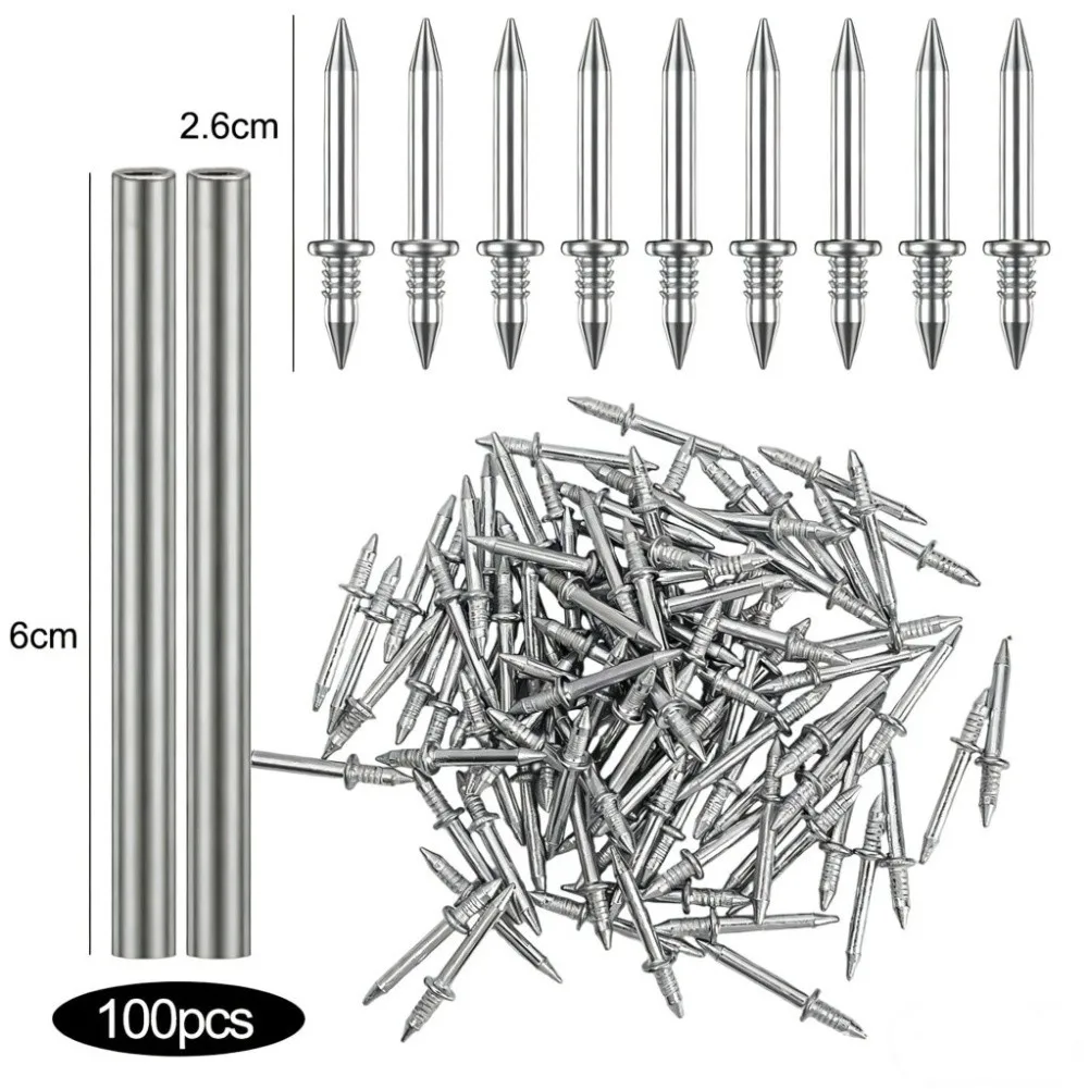 Home Renovation Skirting Nails Double-Headed Pins Double Headed Skirting Nails Craft 26mm Double-headed Design
