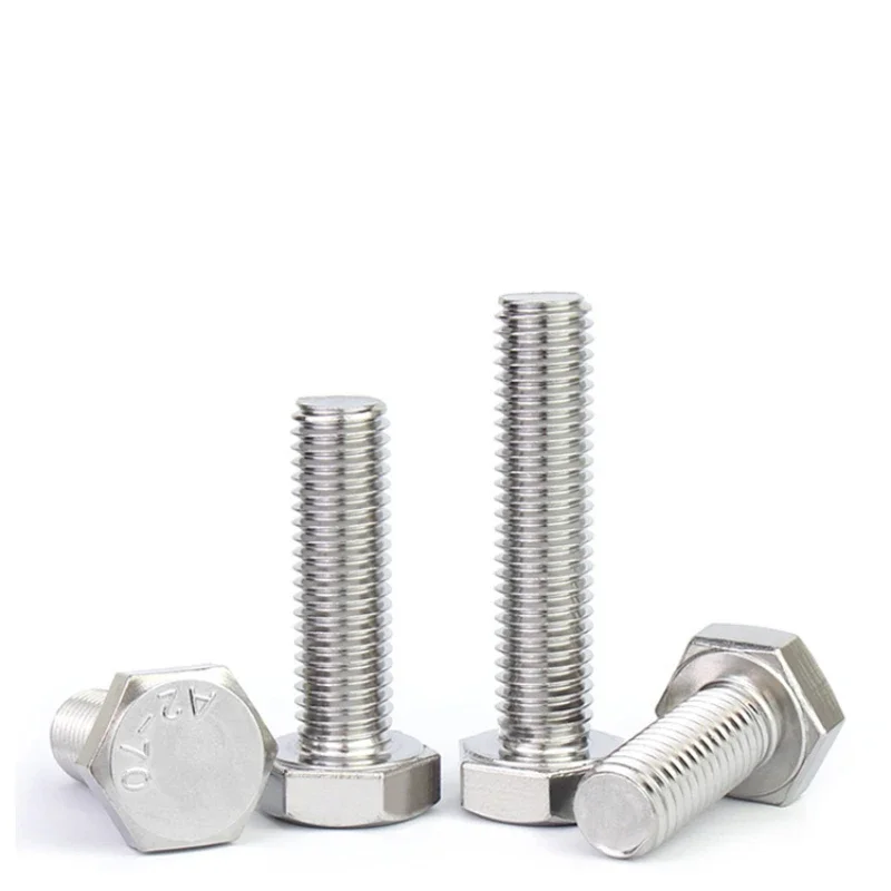 304 Stainless Steel Bolts External Hexagonal Screw Anglo British External Hexagonal Bolt 3/16 1/4 5/16 3/18 1/2 5/8 Screws