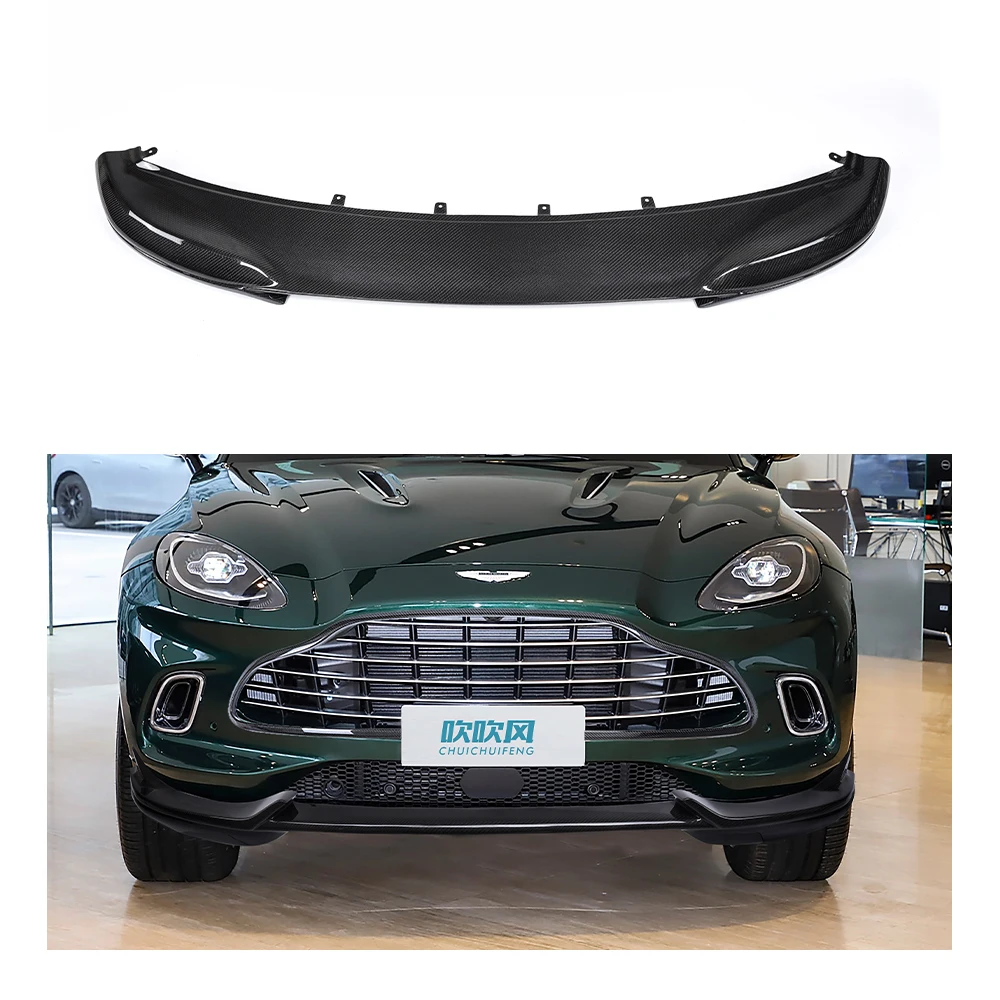 New Design AX Style Front Lip for Aston Martin DBX 2021-2024 Dry Carbon Fiber Front Bumper Splitter Front Lip Body Kits