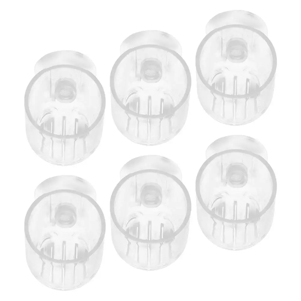 6Pcs Hanging Fish Tank Flower Pot Aquarium Plant Holder Cup Suction Mount for Hydroponic Cultivation Plant Holder Suction Cup