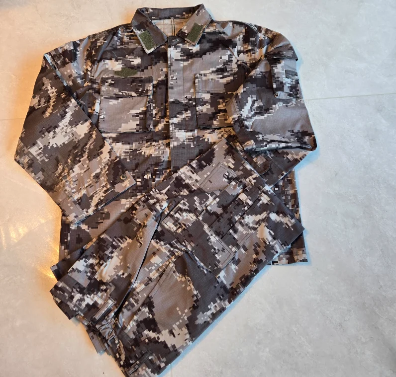 Jordan Digital Camouflage Suit Grey City Uniform Man Include Jacket Pants