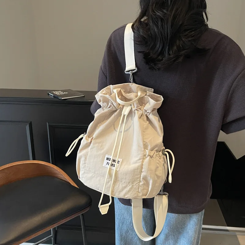 

Lady Student College School Bag Bookbag Lightweight Casual Travel Daypack Women Simple Waterproof Backpacks