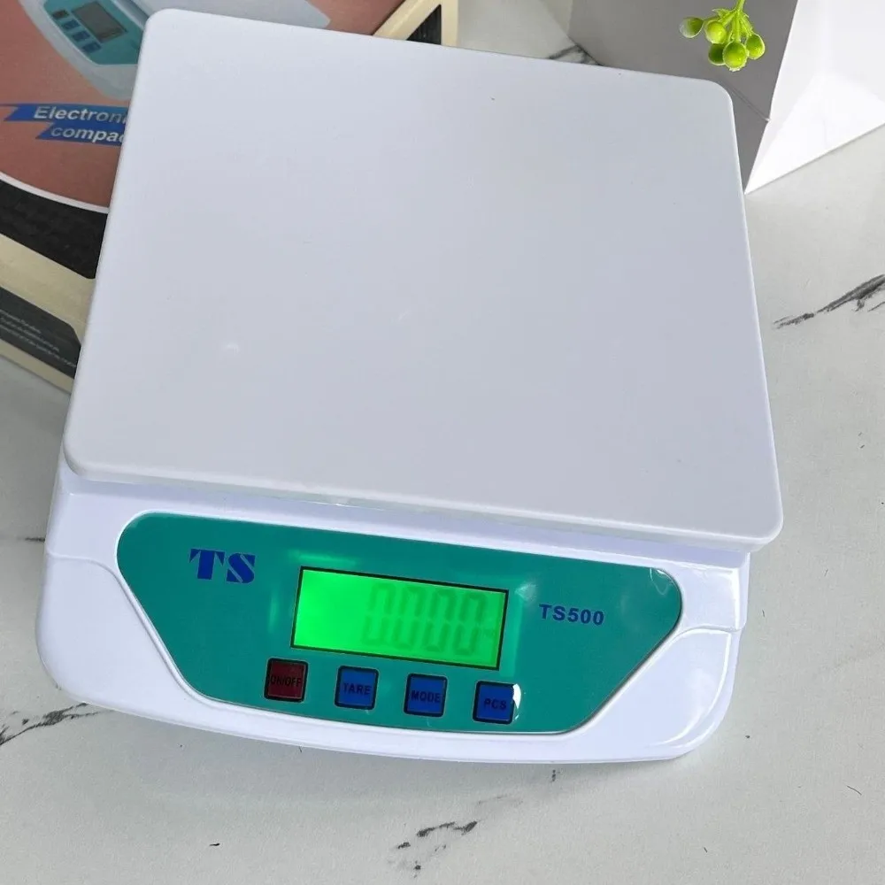 

Useful Plastic Kitchen Scale LCD Display Precision Measurement Electronic Weighing Scale Weighing Tool Kitchen Use